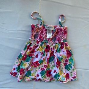 Toughskins Girls Floral Summer Tank Top
